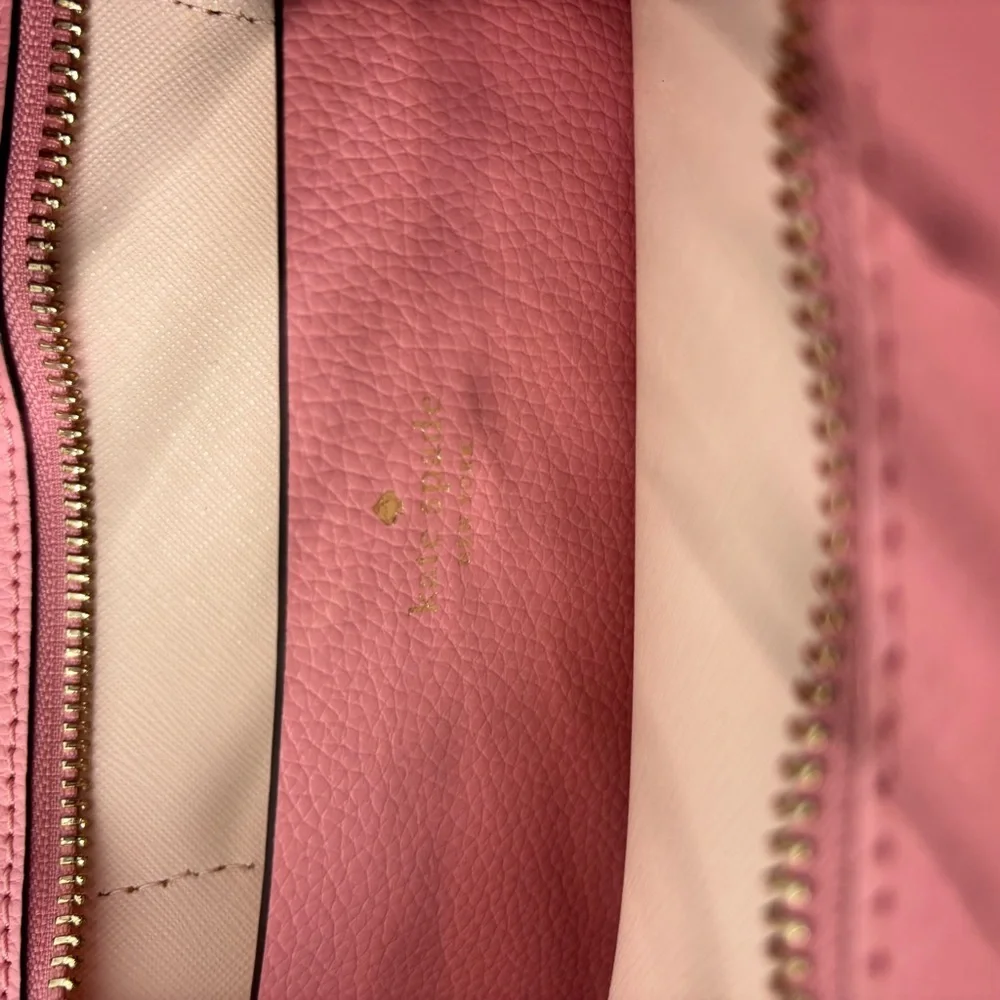 Kate Spade Blush Pink Eva Satchel Bag Shoulder bag Crossbody Vacation - Picture 7 of 9